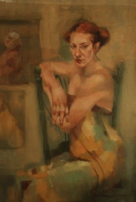 Casandra - oil on canvas
36&rdquo;H x 24&rdquo;W
