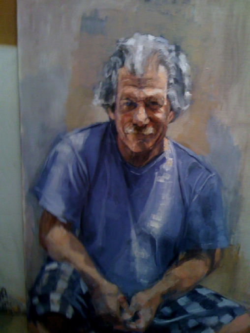 Craig - oil on canvas 
36"H x 24"W
